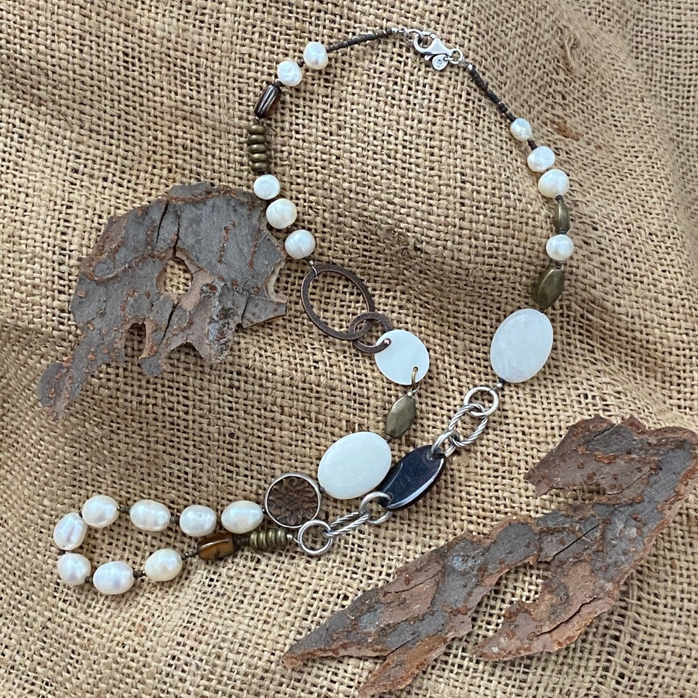 Vintage Silpada, sterling and pearls